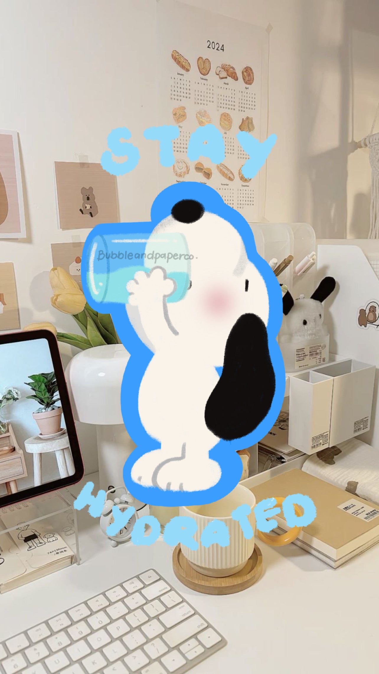 Drink Your Water Snoopy